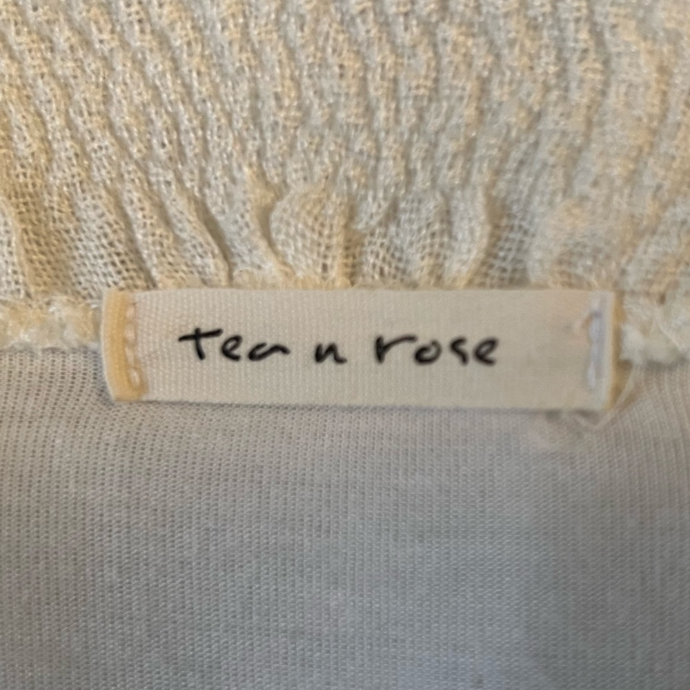 Lightweight Cream Open Front Cardigan With Fringe… - image 6